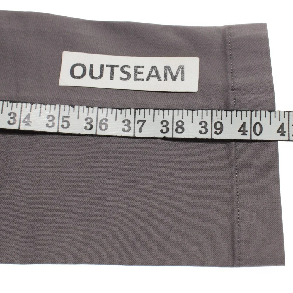 Hilti NWT Tilo I Slim Straight Chinos / Casual Pants Size 48 (US 32) Gray Cotton